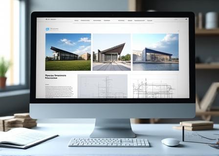Architecture portfolio with built projects and renders