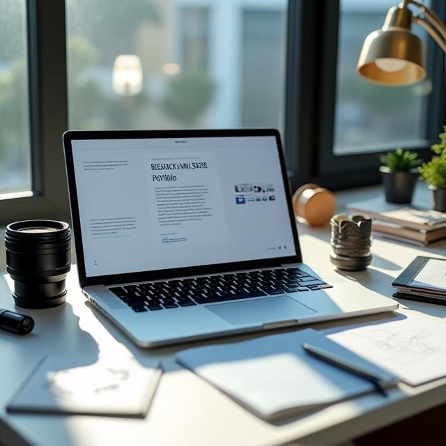 Bespoke digital portfolio design for creatives and professionals