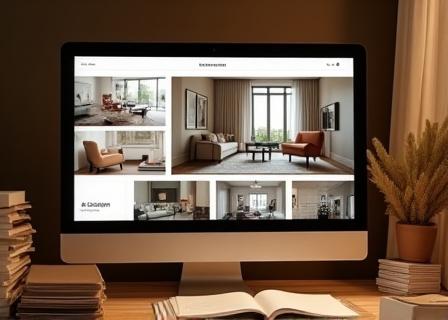 Interior design portfolio with residential and commercial projects
